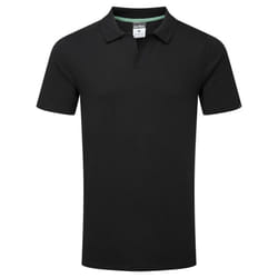 Portwest Mens Organic Cotton Recyclable Polo Shirt - XL, Black