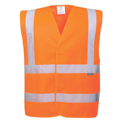Portwest Unisex Adult Eco Hi-Vis Vest (Pack of 10) - L-XL, Orange