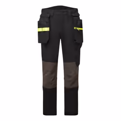Portwest Mens EV4 Stretch Detachable Holster Pocket Work Trousers - 44L, Black
