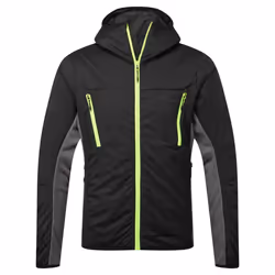 Portwest Mens EV4 Insulated Hybrid Jacket - XXL, Black