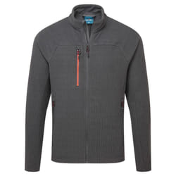 Portwest Mens EV4 Textured Fleece Jacket - S, Metal Grey