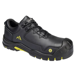 Portwest Unisex Adult S3S ESD HRO SR SC FO Action Leather Low Safety Shoes - 10.5 UK, Black
