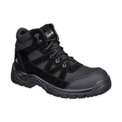 Portwest Mens Suede Ankle Boots - 12 UK, Black