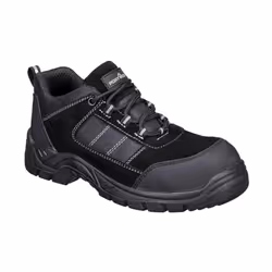 Portwest Mens Cow Suede Composite Toecap Shoes - 6.5 UK, Black