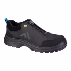 Portwest Unisex Adult Ridged Leather Safety Shoes - 2 UK, Black/Blue