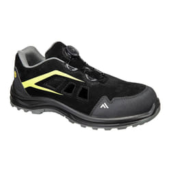Portwest Unisex Adult S1 ESD SR FO Suede Composite Toecap Safety Trainers - 6 UK, Black/Green