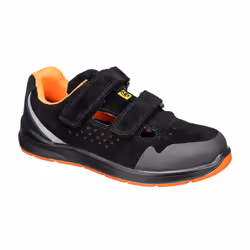 Portwest Unisex Adult S1P ESD SR FO Cow Suede Safety Trainers - 11 UK, Black/Grey