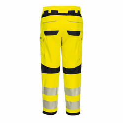 Portwest Womens/Ladies PW3 Modaflame Hi-Vis Work Trousers - 38R, Yellow/Black
