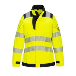 Portwest Womens/Ladies Modaflame Hi-Vis Jacket - XS, Yellow/Black