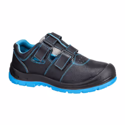 Portwest Unisex Adult S1P SR FO Safety Trainers - 10 UK, Black/Blue