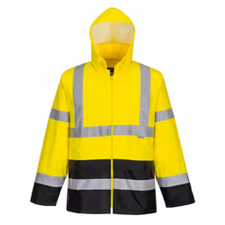 Portwest Mens H443 Contrast High-Vis Work Jacket - S, Yellow/Black