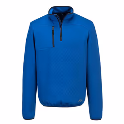 Portwest Unisex Adult Textured Quarter Zip Sweatshirt - S, Blue Quartz