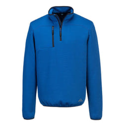 Portwest Unisex Adult Textured Quarter Zip Sweatshirt - S, Blue Quartz