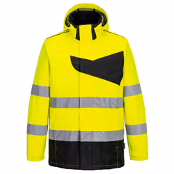 Portwest Unisex Adult Hi-Vis Waterproof Jacket - 4XL, Yellow/Black