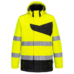 Portwest Unisex Adult Hi-Vis Waterproof Jacket - 4XL, Yellow/Black