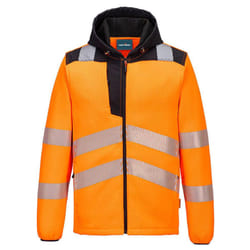 Portwest Unisex Adult Technical Hi-Vis Safety Fleece Jacket - S, Orange/Black