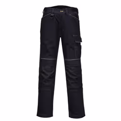 Portwest Mens Lined Work Trousers - 40R, Black