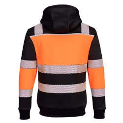 Portwest Mens PW3 Class 1 Winter Hoodie - XL, Orange/Black
