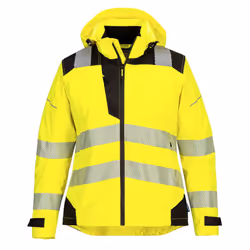 Portwest Womens/Ladies PW3 High-Vis Waterproof Jacket - XXL, Yellow/Black