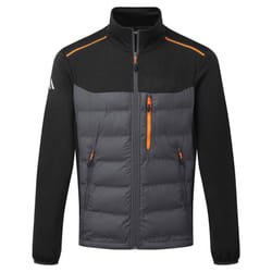 Portwest Mens Baffled Hybrid Jacket - M, Black