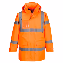 Portwest Unisex Adult Extreme Rain 3 Layer High-Vis Jacket - 3XL, Orange