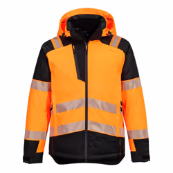 Portwest Unisex Adult PW3 Hi-Vis Winter Jacket - L, Orange/Black