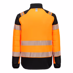 Portwest Mens PW3 Padded High-Vis Hybrid Jacket - M, Orange/Black