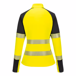 Portwest Womens/Ladies PW3 Hi-Vis Quarter Zip Sweatshirt - XXL, Yellow/Black