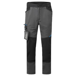 Portwest Mens WX3 Slim Work Trousers - 32R, Metal Grey
