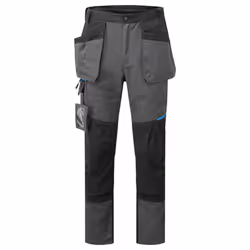 Portwest Mens WX3 Holster Pocket Slim Work Trousers - 44R, Metal Grey