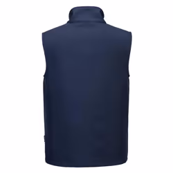 Portwest Unisex Adult Print and Promo Double Layered Softshell Gilet - M, Navy