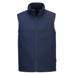 Portwest Unisex Adult Print and Promo Double Layered Softshell Gilet - 3XL, Navy