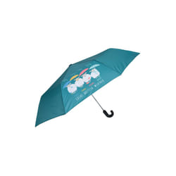 Mountain Warehouse Floral Walking Folding Umbrella - One Size, Teal