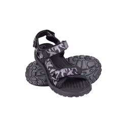 Mountain Warehouse Mens Crete Camo Sandals - 9 UK, Dark Grey