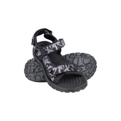 Mountain Warehouse Mens Crete Camo Sandals - 10 UK, Dark Grey
