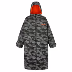 Regatta Unisex Adult Camo Changing Robe - S-M, Grey/Black