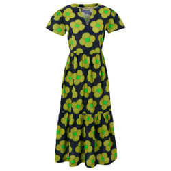 Regatta Womens/Ladies Orla Kiely Spinning Flower Tiered Midi Dress - 10 UK, Navy