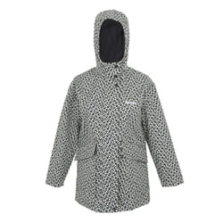 Regatta Childrens/Kids Orla Kiely Jasmine Flower Waterproof Jacket - 5-6 Years, Black