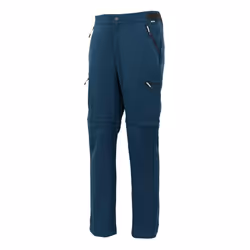 Regatta Mens Leesville III Zip-Off Hiking Trousers - 38R, Moonlight Denim