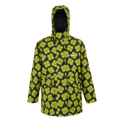 Regatta Childrens/Kids Orla Kiely Swing Spinning Flower Waterproof Jacket - 3-4 Years, Navy