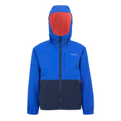 Regatta Childrens/Kids Hanleigh II Waterproof Jacket - 7-8 Years, Olympian Blue/Navy/Tangerine Tango