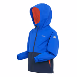 Regatta Childrens/Kids Hanleigh II Waterproof Jacket - 3-4 Years, Olympian Blue/Navy/Tangerine Tango