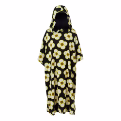 Regatta Womens/Ladies Orla Kiely II Spinning Flower Towelling Robe - L-XL, Black