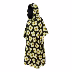 Regatta Womens/Ladies Orla Kiely II Spinning Flower Towelling Robe - L-XL, Black
