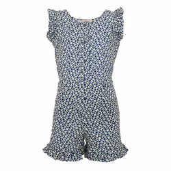 Regatta Girls Orla Kiely Jasmine Flower Playsuit - 7-8 Years, Blue