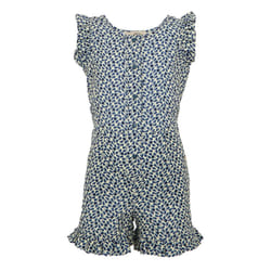 Regatta Girls Orla Kiely Jasmine Flower Playsuit - 7-8 Years, Blue