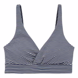 Regatta Womens/Ladies Stripe Bikini Top - 16 UK, Navy/White