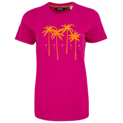 Regatta Womens/Ladies Filandra VX Palm Tree T-Shirt - 26 UK, Pink Fusion