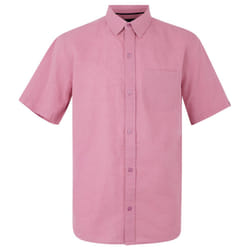 Regatta Mens Loran Short-Sleeved Shirt - S, Lilas