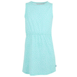 Regatta Girls Beylina Micro-Dot Dress - 3-4 Years, Aruba Blue/White